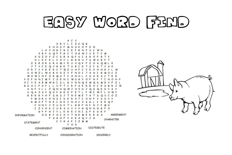 Free Printable Word Find Colouring Page